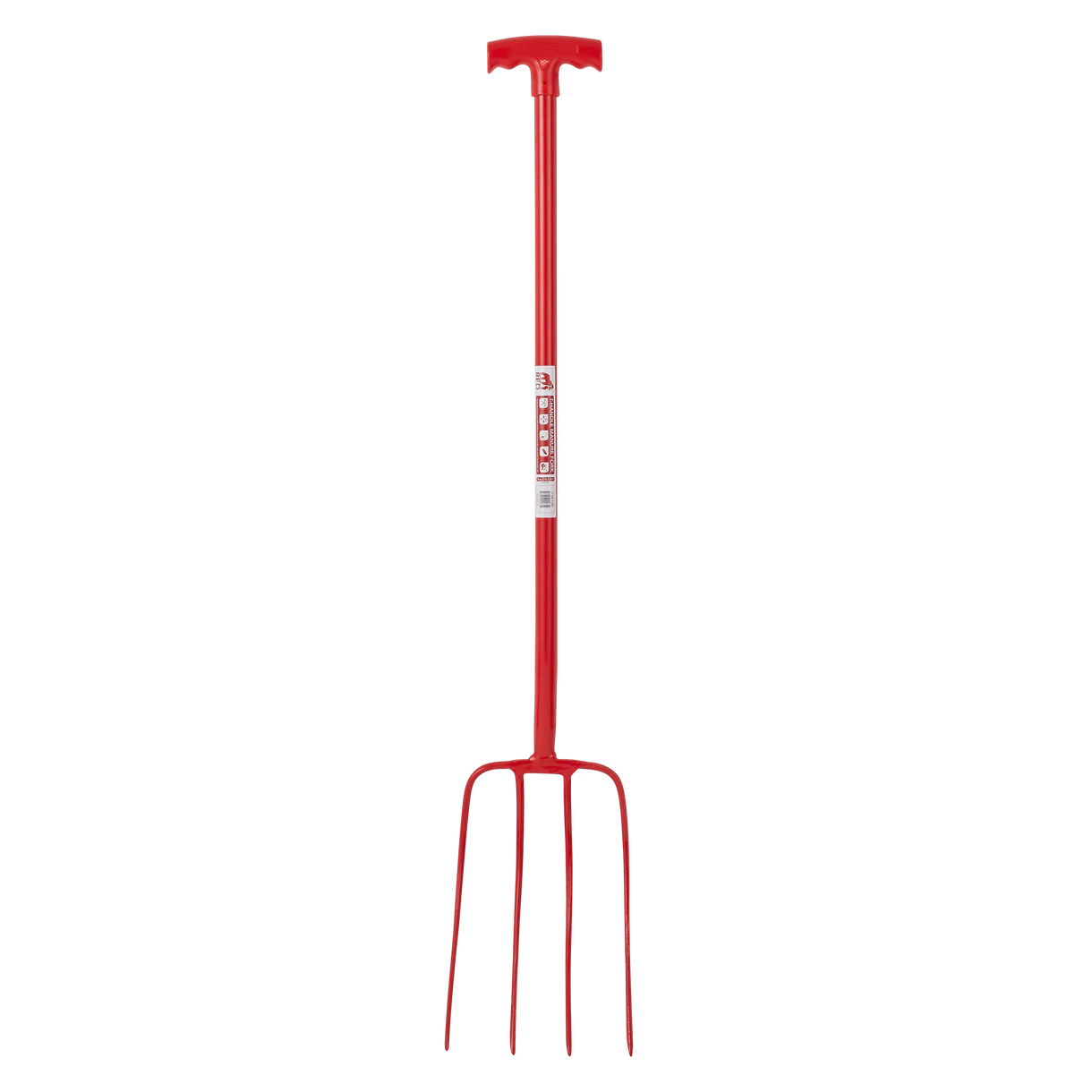 Red Gorilla® 4 Prong Manure Fork T Handle-4