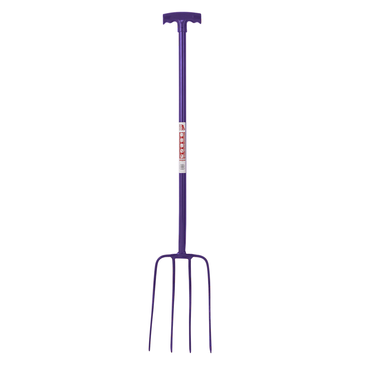 Red Gorilla® 4 Prong Manure Fork T Handle-2