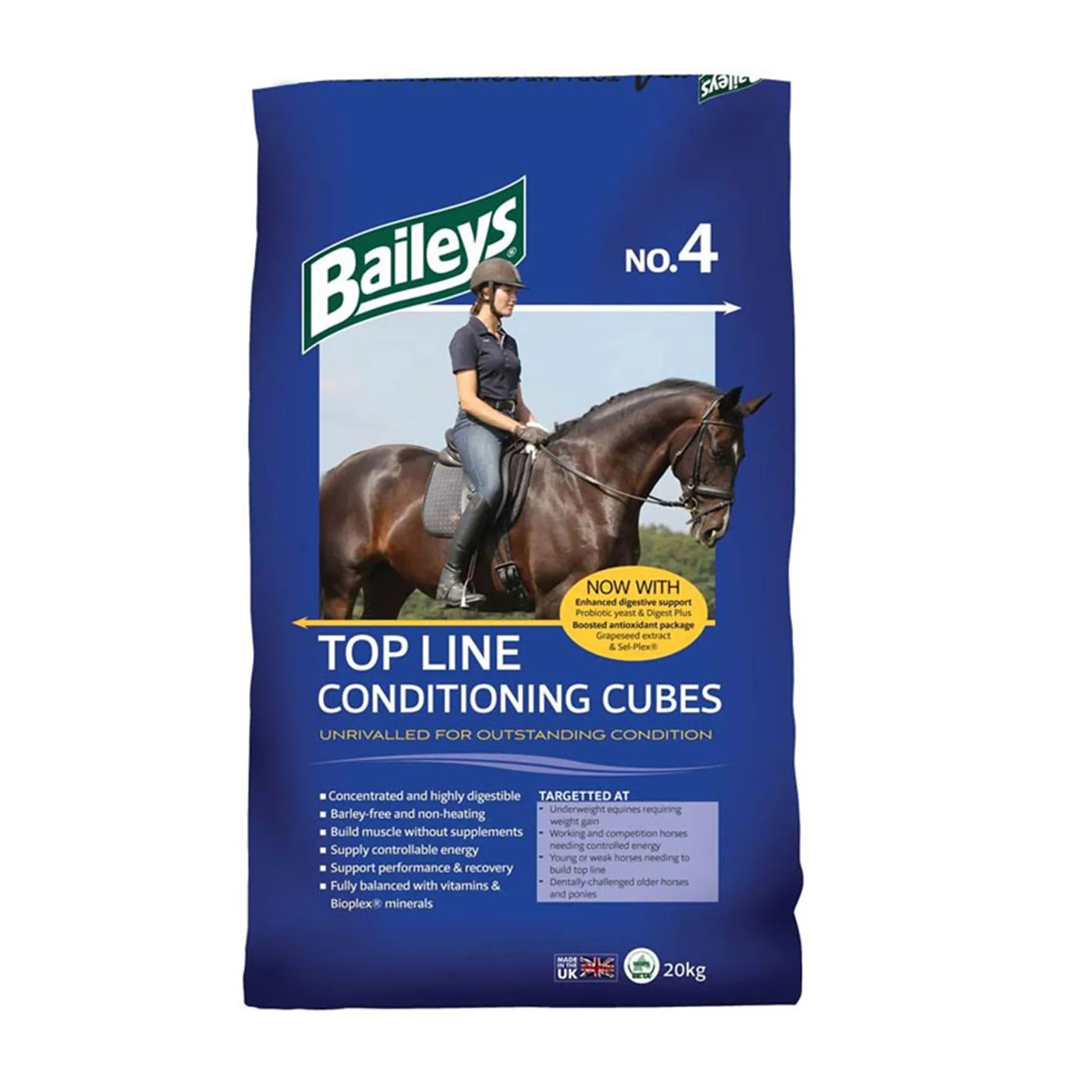 Baileys No 4 Top Line Cubes 20kg