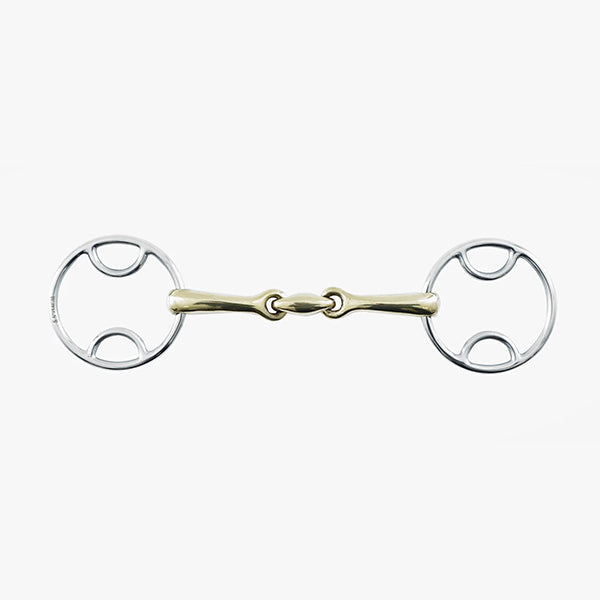 Premier Equine Brass Alloy Bevel Bit with Lozenge-2