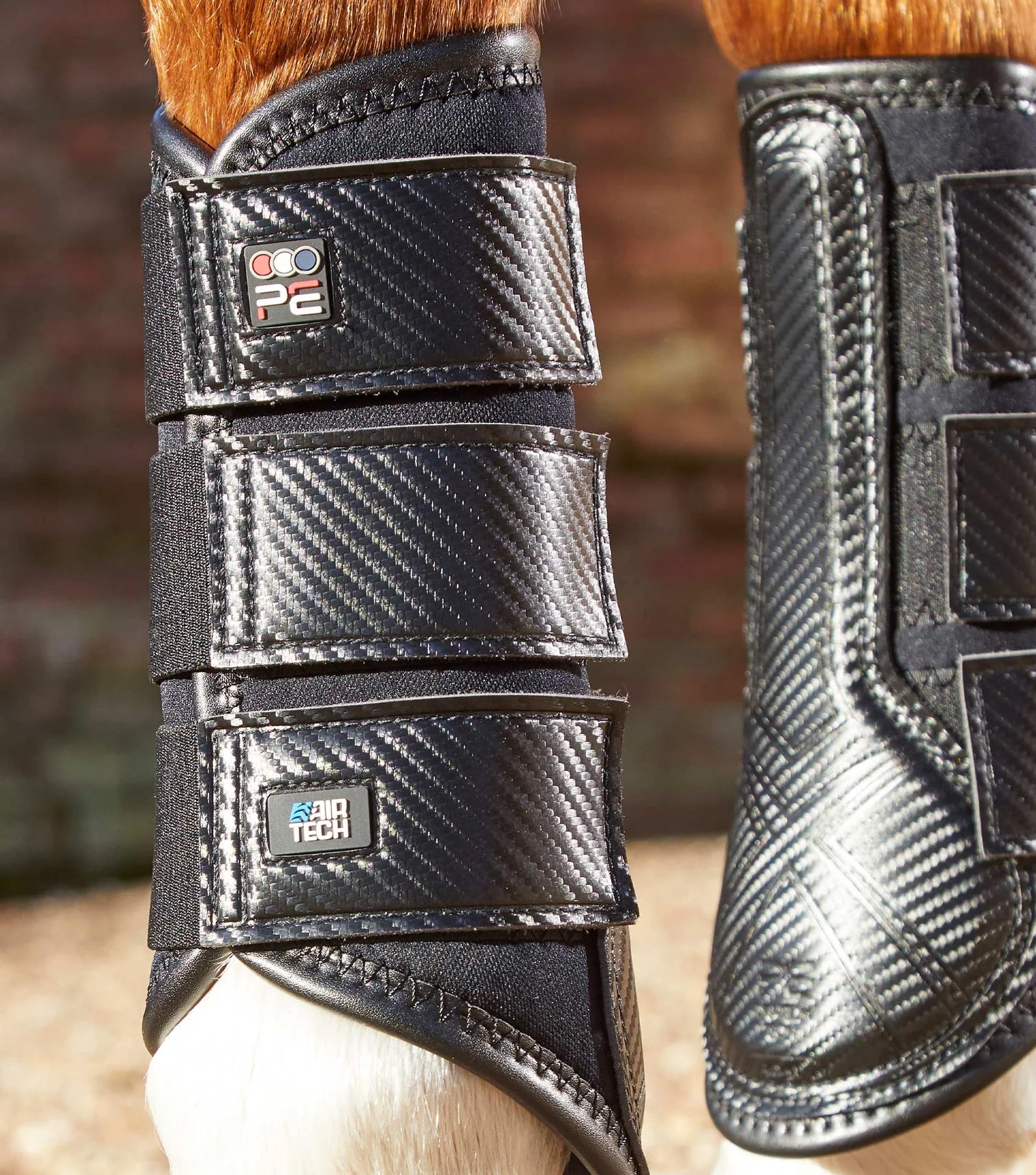 Premier Equine Carbon Air-Tech Single Locking Brushing Boots-3