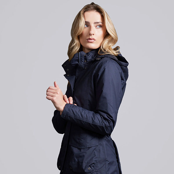 Premier Equine Cascata Ladies Waterproof Coat – Navy-2
