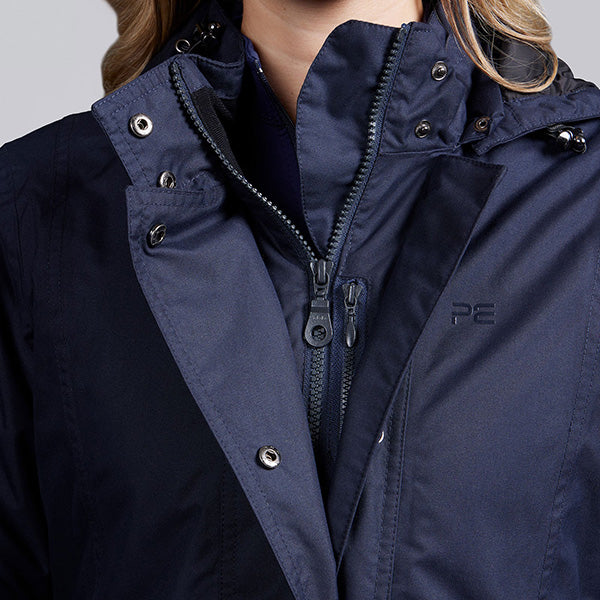 Premier Equine Cascata Ladies Waterproof Coat – Navy-3