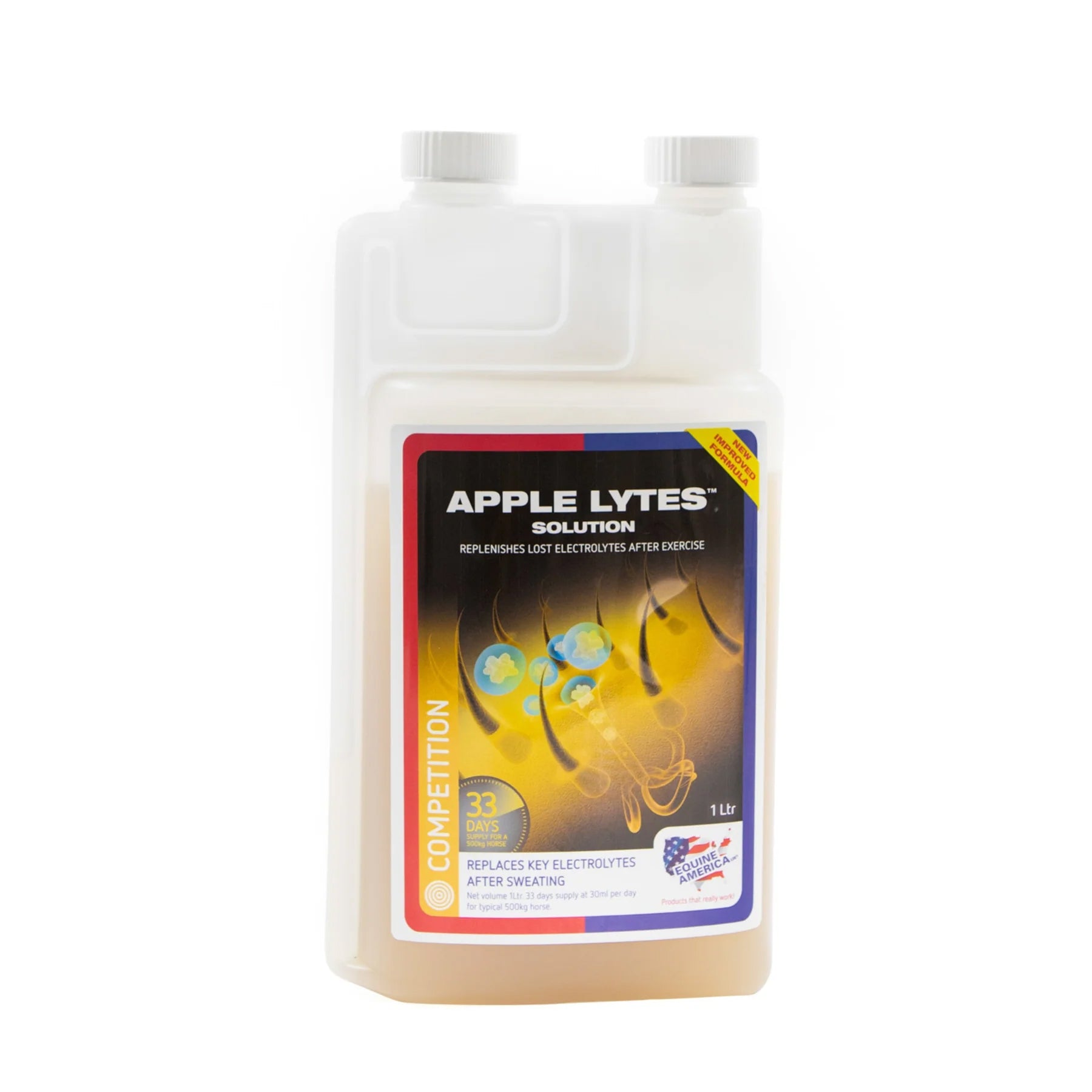 Equine America Apple Lytes Solution 1L-1