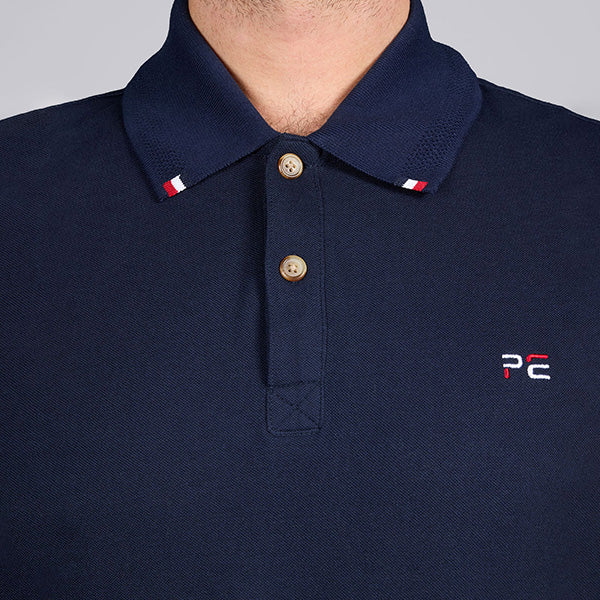 Premier Equine Respiro Men's Riding Polo Shirt Navy-3
