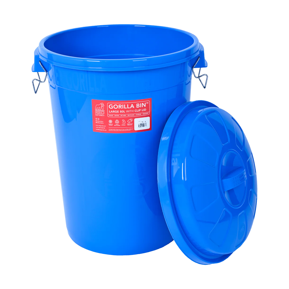 Red Gorilla® 80L Bin