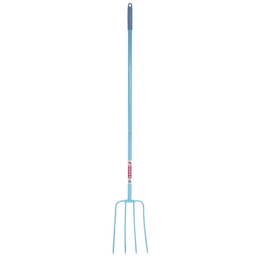Red Gorilla® 4 Prong Manure Fork Straight Handle-2